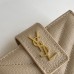 Replica Ysl Cassandre Matelasse Business Card Case in Beige