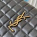 Replica Ysl Carre Chain Wallet in Black