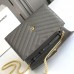 Replica Ysl Chain Wallet in Grey