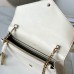 Replica Ysl Cassandre Envelope Chain Wallet In White Smooth Leather