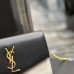 Replica Ysl Uptown Chain Wallet In Black and White