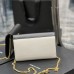 Replica Ysl Uptown Chain Wallet In Black and White