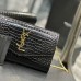 Replica Ysl Uptown Chain Wallet In Crocodile Embossed Shiny Leather with Gold Hardware