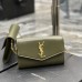 Replica Ysl Uptown Chain Wallet In Green