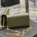 Replica Ysl Uptown Chain Wallet In Green