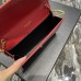 Replica Ysl Uptown Chain Wallet In Red