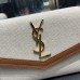 Replica Ysl Uptown Chain Wallet In Tan