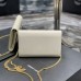 Replica Ysl Uptown Chain Wallet In White