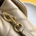 Replica Ysl LouLou Toy strap Bag in Beige with Gold