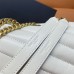 Replica Ysl Medium LouLou Bag in white with gold