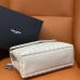 Replica Ysl Medium LouLou Bag in white with silve