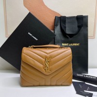 Replica Ysl Small Loulou Bag in Tan