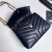 Replica Ysl Small Loulou Bag in Nevy Blue with Gold