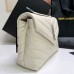 Replica Ysl Small Loulou Bag in white and Silver