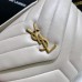 Replica Ysl Small Loulou Bag in white and gold