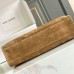 Replica Ysl Niki Shopping Bag in Tan suede leather