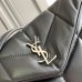 Replica YSL Puffer Toy Bag Black with Silver Hardwear