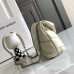 Replica YSL Puffer Toy Bag White with Silver