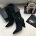 Replica Ysl niki booties suede