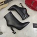 Replica Ysl Opyum booties black