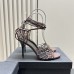 Replica Ysl Babylone Sandals in Brown