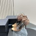 Replica Ysl Babylone Sandals in Tan