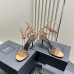 Replica Ysl Babylone Sandals in Tan